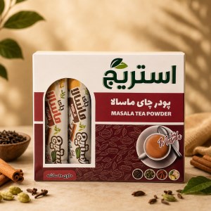 استریج جعبه پذیرایی پودر چای ماسالا (10ساشه20گ)