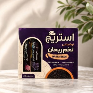 استریج جعبه پذیرایی نوشیدنی تخم ریحان(شربتی) (10ساشه20گ)
