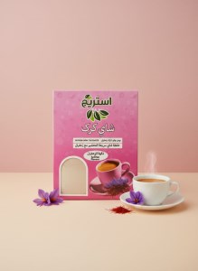 استریج چای کرک با طعم زعفران جعبه300گ